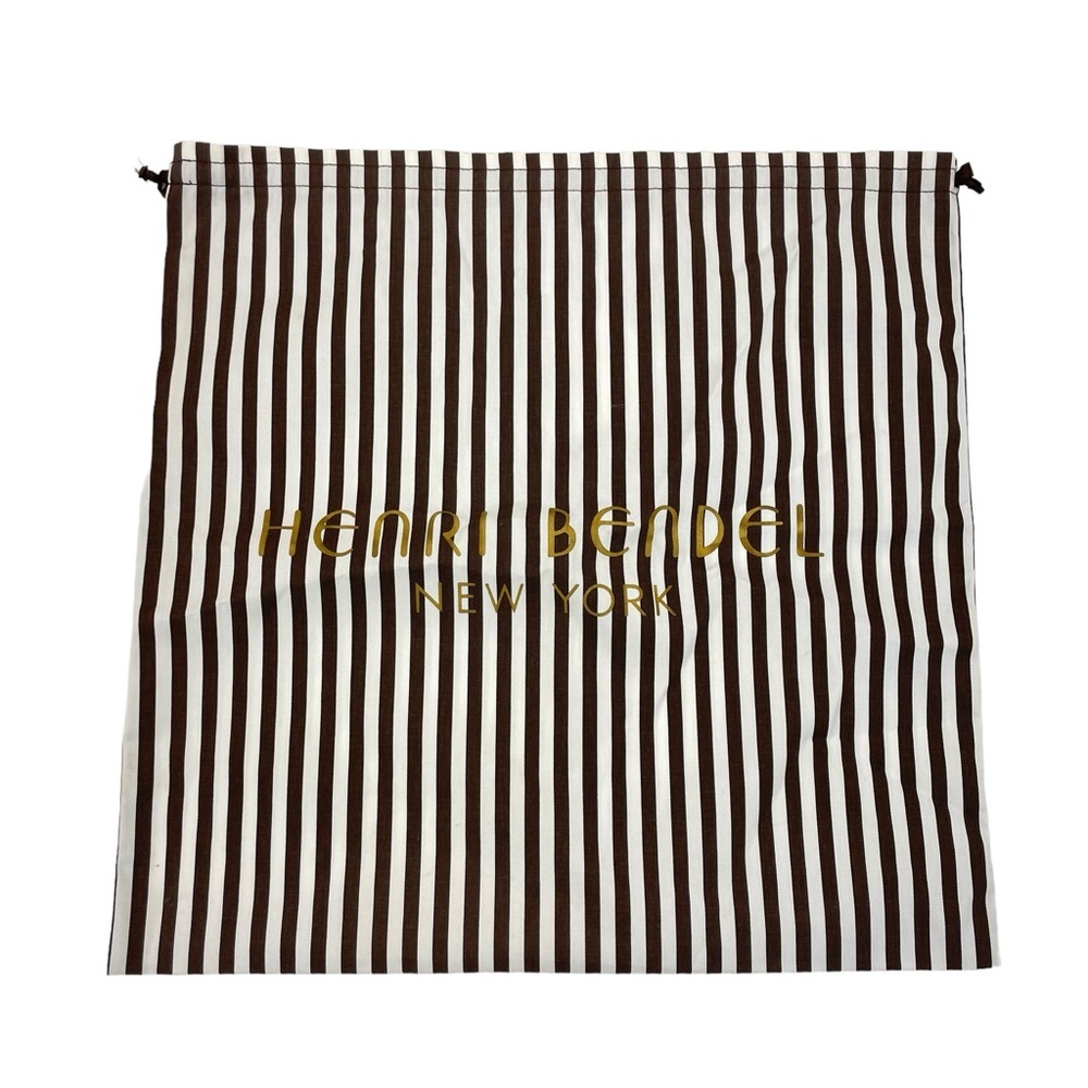 Henri Bendel JUMBO Dust Bag OS Brown & White